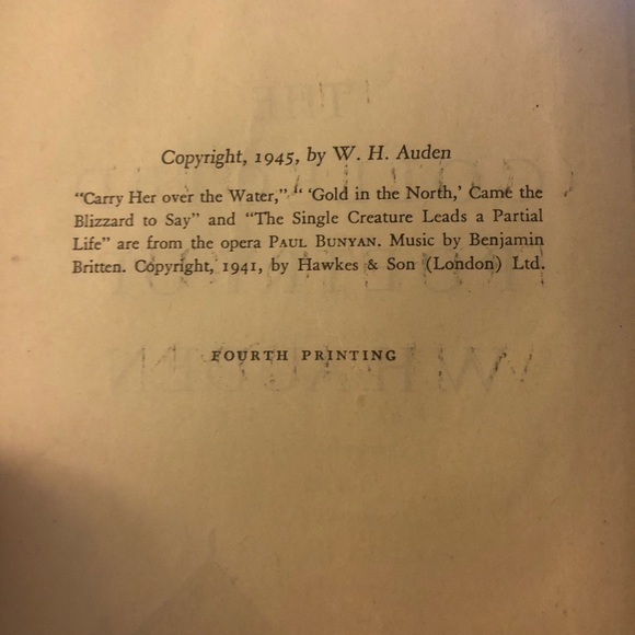 The Collected Poetry of W.H. Auden hardcover - Picture 7 of 11